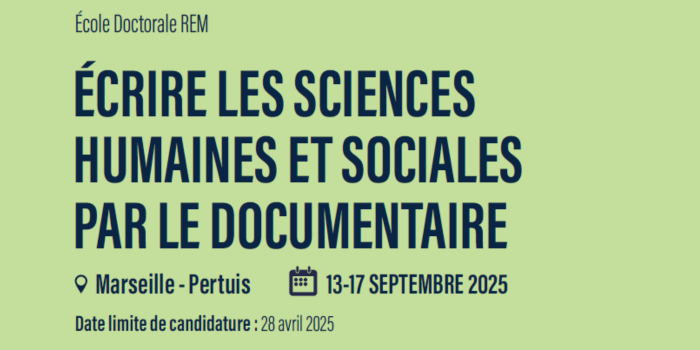 AAC – Atelier doctoral du Réseau d’études maghrébines 2025