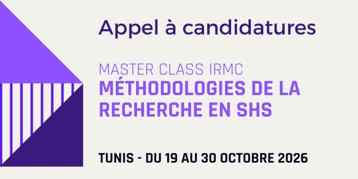 AAC Master Class 2026 IRMC : Méthodologies de la recherche en SHS