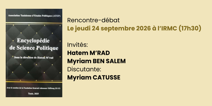 Rencontre-débat autour de « Encyclopédie de science politique »