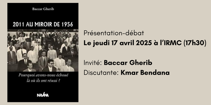 Présentation-débat de l’ouvrage « 2011 au miroir de 1956 »